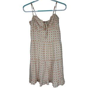 Hollister Cottagecore Floral Spaghetti Strap Keyhole Sundress Size M